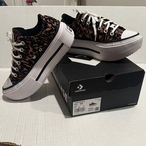 Chuck Taylor All Star Lift Double Stack Platform Leopard
